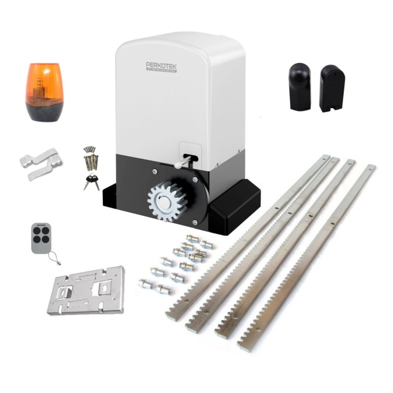 PERKOTEK 1000 KG Yana Kayar Kapı Motoru Seti Bahçe Garaj Kapısı