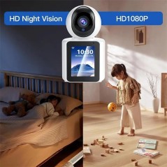 URANIUM 2MP 2.8MM LENS 8 METRE IR 2.8 IPS EKRAN WIFI GÖRÜNTÜLÜ KONUŞMA